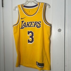 Nike Lakers Gold Basketball Jersey